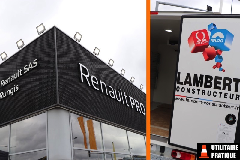 Renault Pro+ Rungis : Trafic plancher cabine frigo Lambert, lambert et renault pro plus a rungis