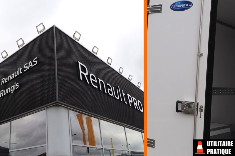 Renault Pro+ Rungis : Trafic frigo plancher cabine Aubineau, renault trafic frigorifique par aubineau a rungis