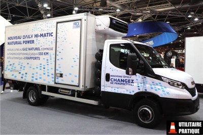 Iveco Daily GNC frigorifique grand volume, au gaz naturel