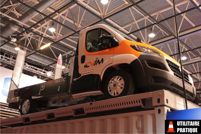 porte engin sur la base d un fiat ducato