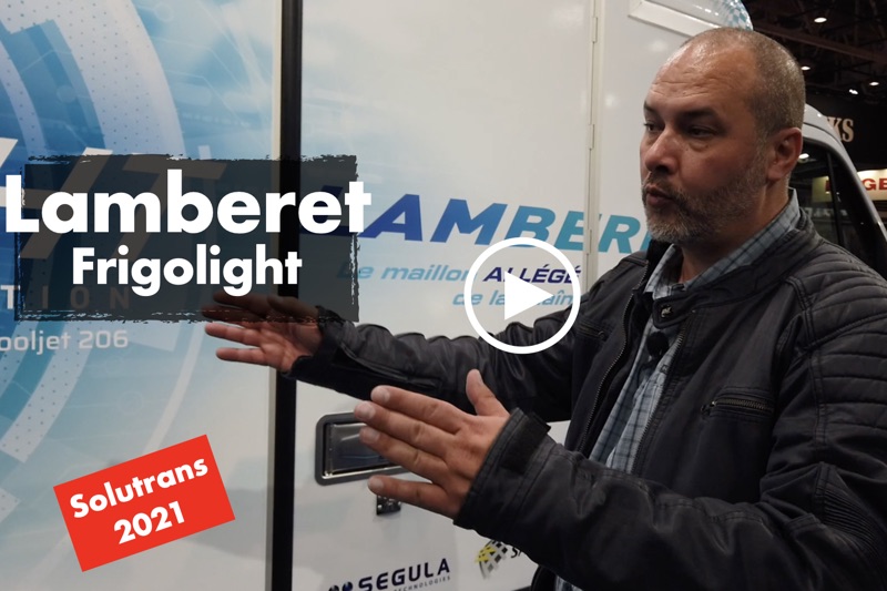 Lamberet Frigolight en vidéo à Solutrans 2021