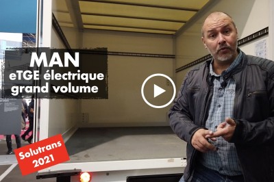 MAN eTGE caisse grand volume en vidéo à Solutrans 2021