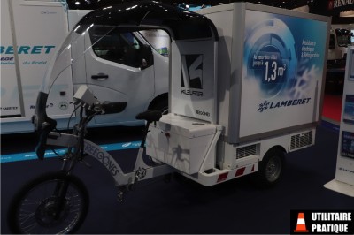 Kleuster Freegones et Lamberet Frigoline, vélo cargo frigo