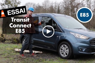 Essai vidéo Ford Transit Connect E85