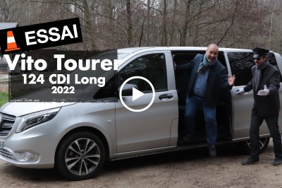 Essai vidéo Mercedes Vito Tourer 124 CDI