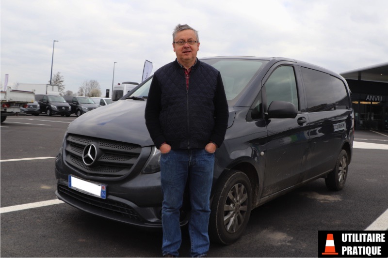 Jérôme et son Mercedes Vito chez ANVU à Caen, jerome et son mercedes vito chez anvu a caen