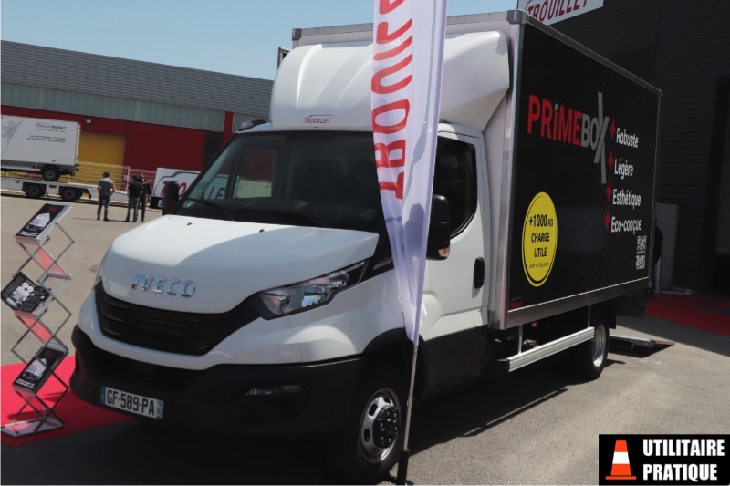 primebox sur un chassis cabine iveco daily