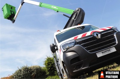 Nacelle Klubb dans un Renault Master E-Tech électrique