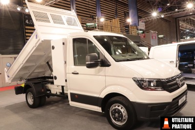 Benne Gruau Kerock sur châssis un Volkswagen Crafter