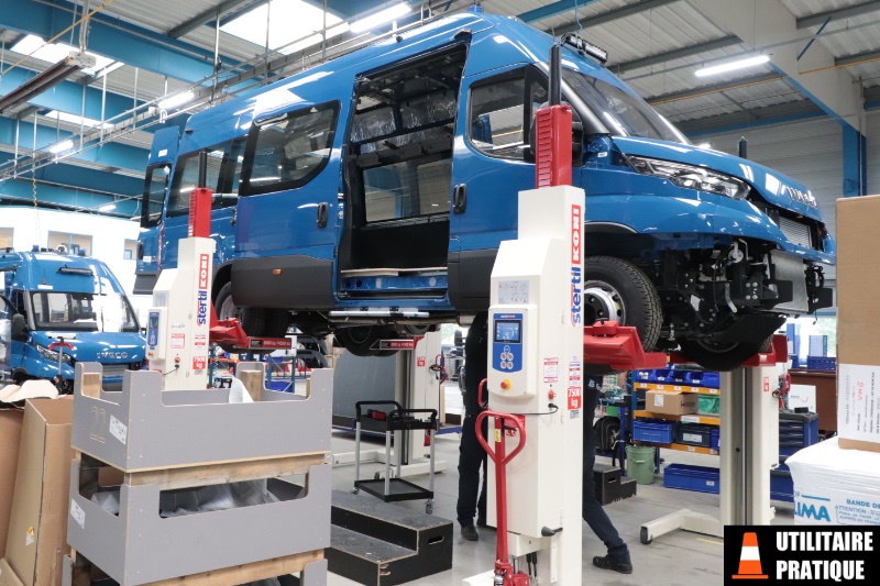 preparation pour l ajout de protections sous le vehicule