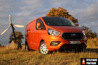 Essai Ford Transit Custom hybride rechargeable 5 points clés