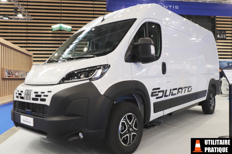 Fiat e Ducato 2024 sur le stand Stellantis à Solutrans, fiat e ducato 2024 sur le stand stellantis a solutrans