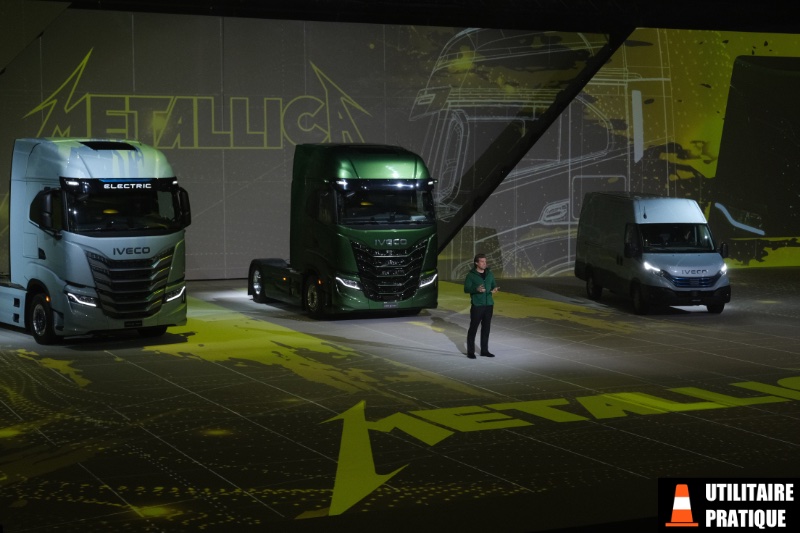 iveco partenaire de metallica sur leur tournee