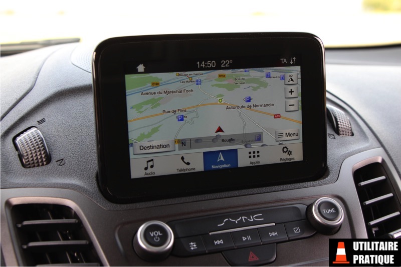 systeme sync3 avec la navigation et la connectivite