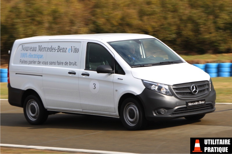 Essai Mercedes eVito, Vito électrique, essai mercedes evito vito electrique