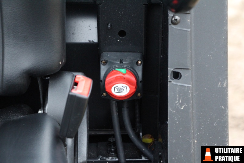 bouton de coupure electrique sur le utv 2400