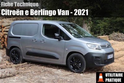 Fiche technique Citroen e Berlingo Van 2021 M