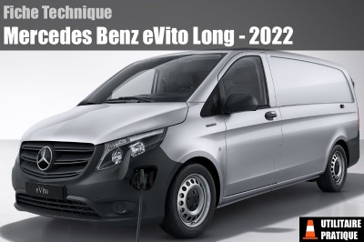 Fiche technique Mercedes Benz eVito Long 2022