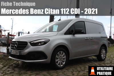 Fiche technique Mercedes Benz Citan 112 CDI 2021